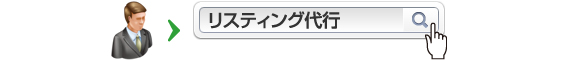 ユーザがキーワード検索